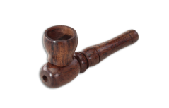 Šlukovka ze dřeva ve tvaru fajfky - 8 cm