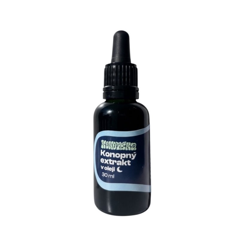 Konopný extrakt v oleji - na spánek - Balení: 30 ml