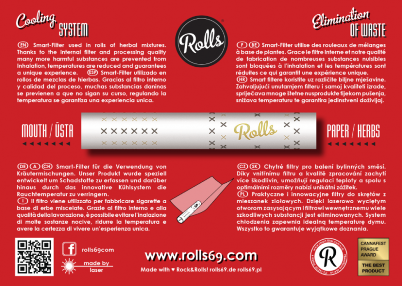 Filtry Rolls 8 mm