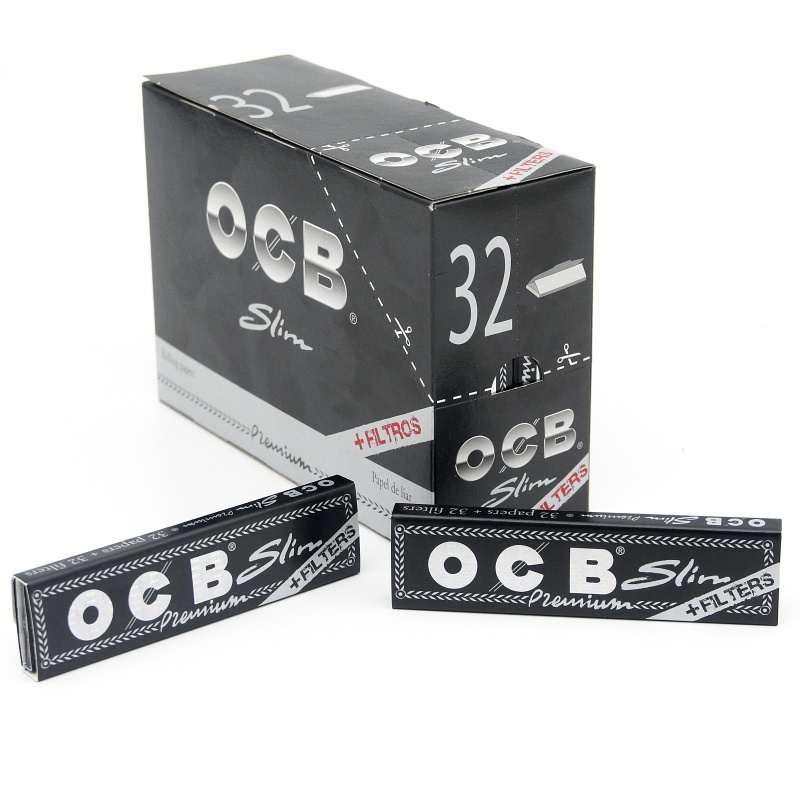 OCB premium slim papírky s filtry
