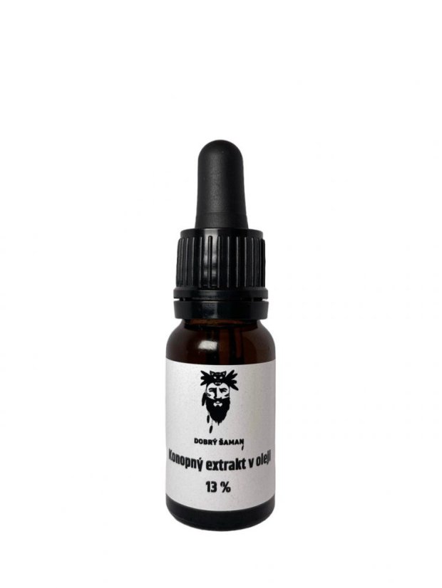 Dobrý Šaman - Konopný extrakt v oleji - 13 % - Balení: 10 ml