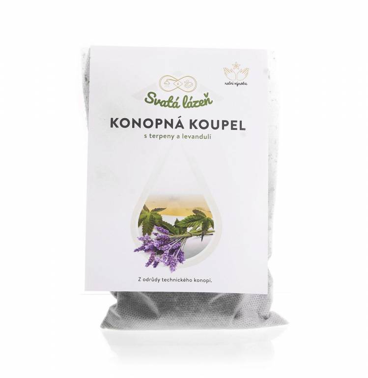 Svatá koupel - konopná koupel s levandulí - Svatý Sedláček