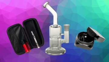 Příslušenství k vaporizaci - bongy, drtičky, pouzdra, krabičky