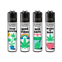 Zapalovač CLIPPER - Cute Weed