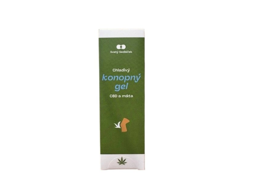 Svatý gel JIN - chladivý gel s CBD - Svatý Sedláček