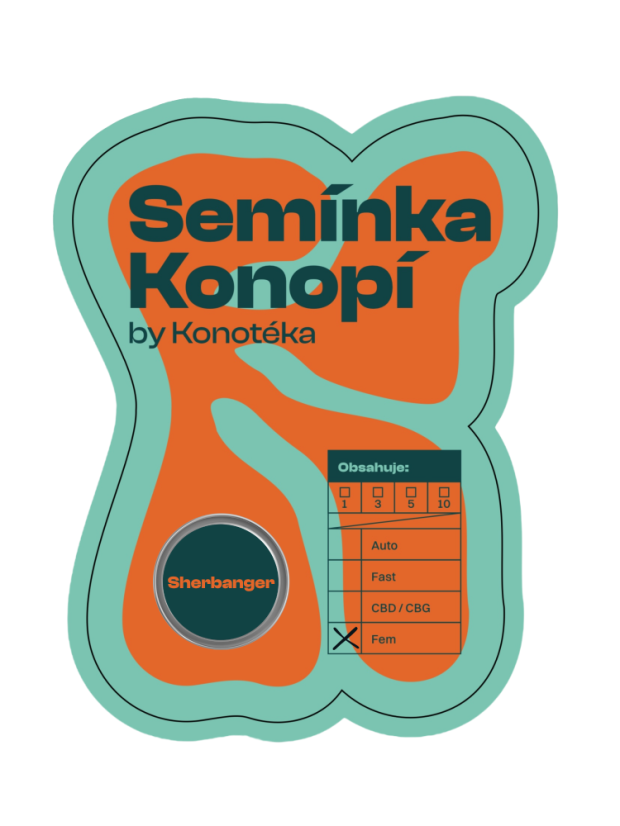 Sherbanger - feminizovaná semínka konopí - Počet semen v balení: 10
