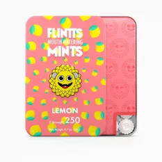 Flintts Mints - pastilky proti suchu v ústech - Lemon - F250
