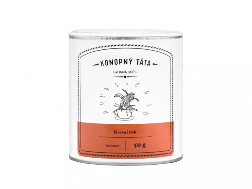 Konopný čaj - Krevní tlak - 50 g - Konopný táta
