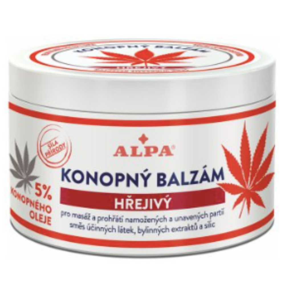 Konopné masážní balzámy a gely - Konotéka