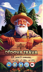 Dědova Tráva - 2 feminizovaná semínka konopí