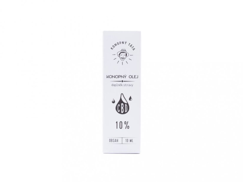 Konopný olej 10 % CBD - Konopný táta