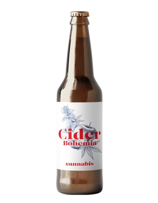 Konopný cider - Bohemia - 330 ml