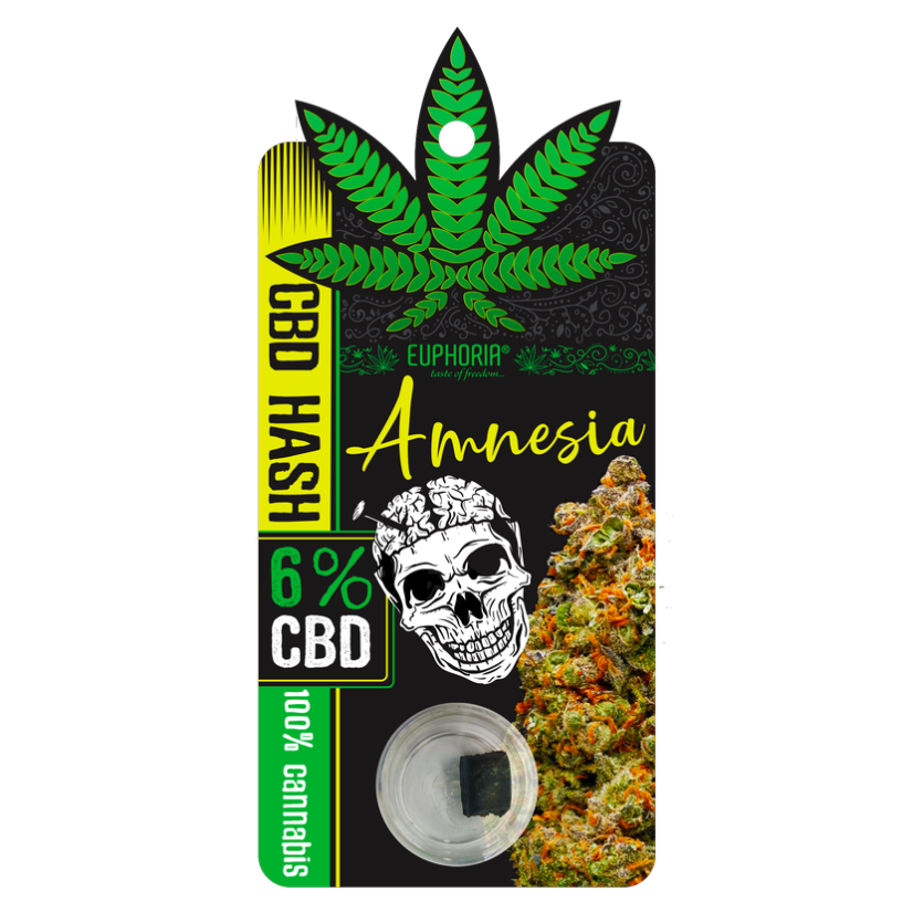 CBD hašiš Amnesia s 6 % CBD