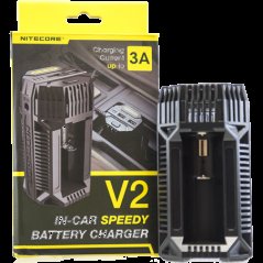 Nitecore V2 - nabíječka baterií do auta Nitecore V2 - nabíječka baterií do auta