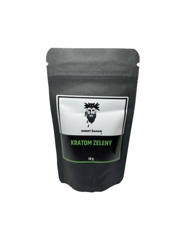 Dobrý Šaman - Kratom zelený - Balení: 30 g