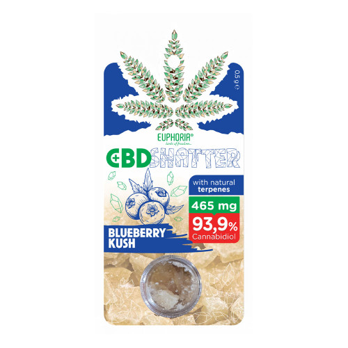 CBD Shatter blueberry kush