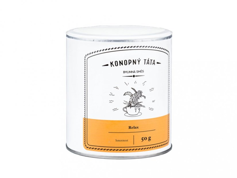 Konopný čaj - Relax - 50 g - Konopný táta