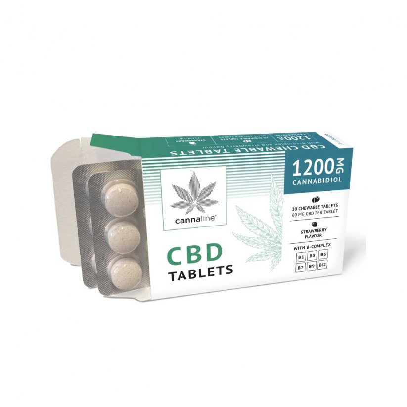 CBD žvýkací tablety 1200 mg