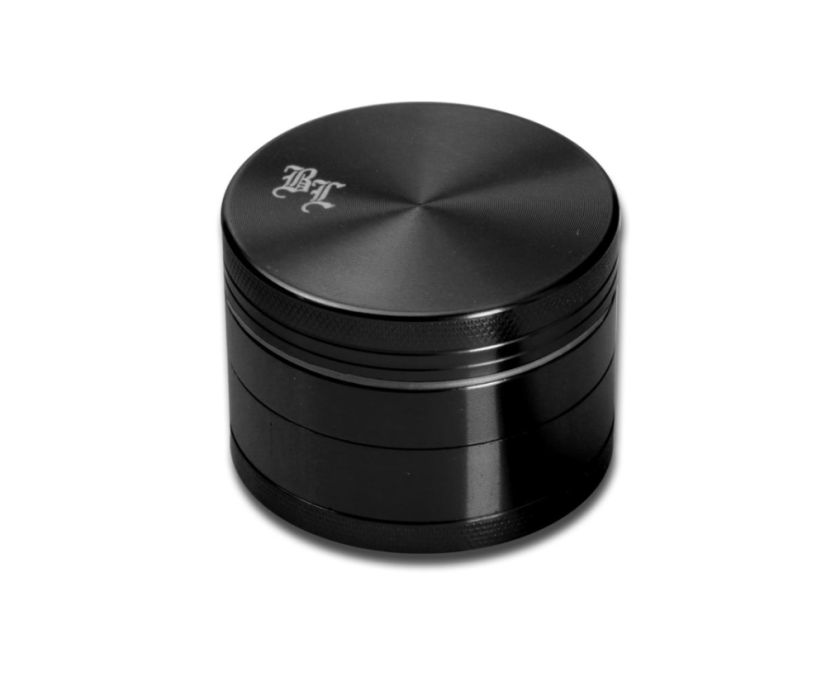 Black Leaf - Hliníková drtička - 4 dílná -  5 cm - černá