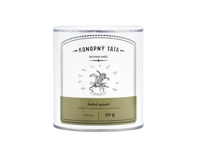 Konopný čaj - Dobrý spánek - 50 g - Konopný táta