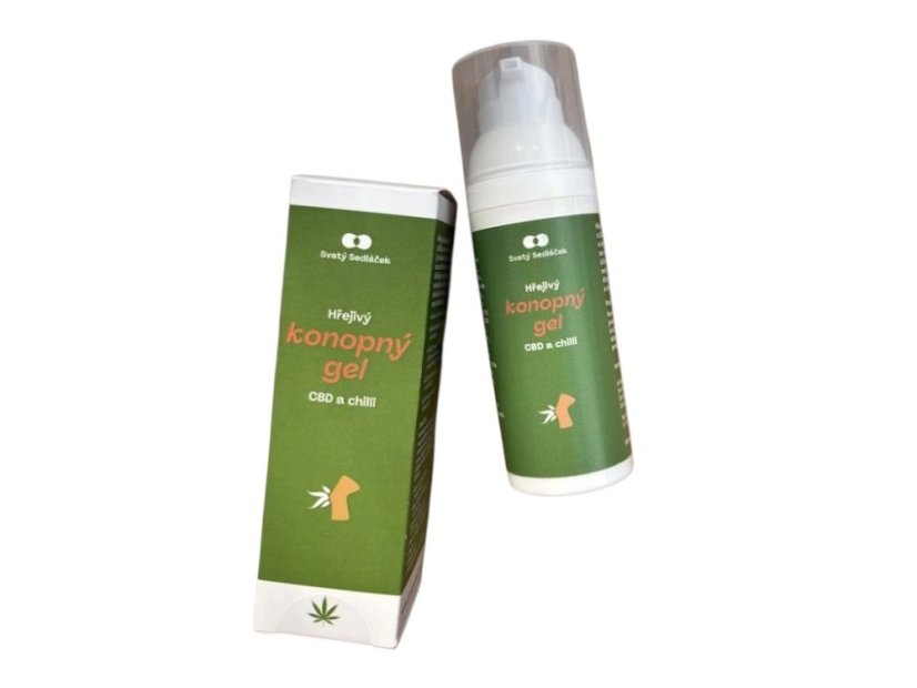 Svatý gel JANG - hřejivý gel s CBD - Svatý Sedláček