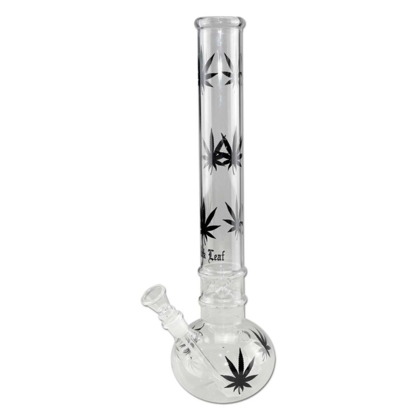 Bong Black Leaf Leaves - 35 cm - černý