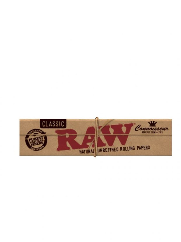 Cigaretové papírky Connoisseur RAW King Size Slim s filtry