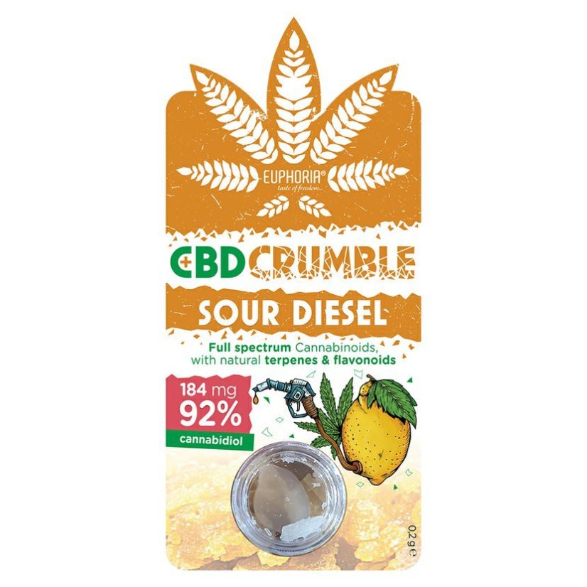 CBD crumble Sour Diesel 0,2