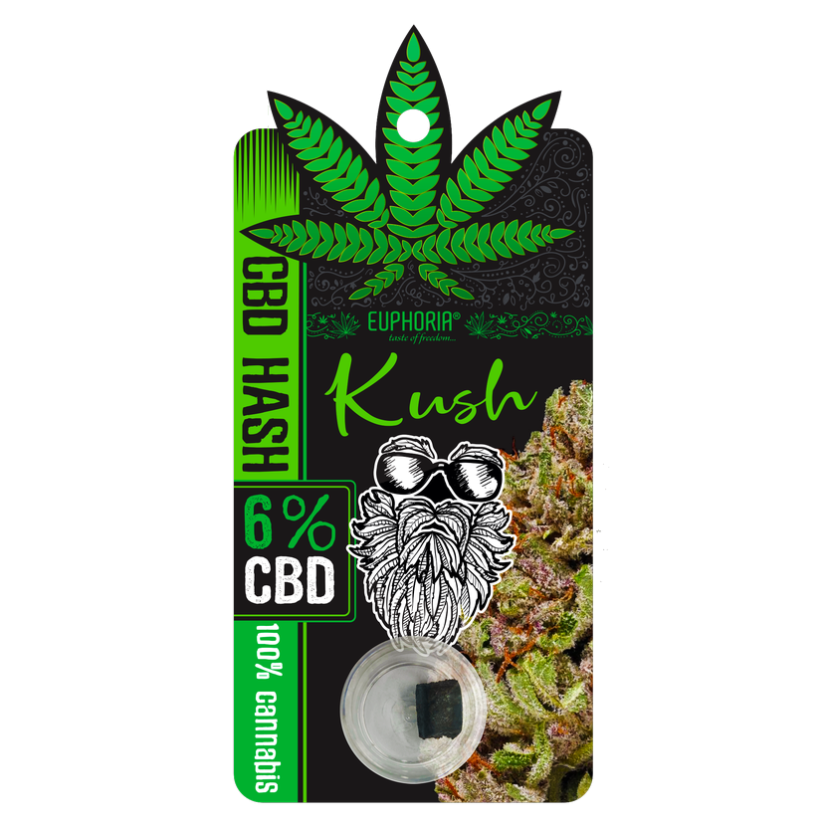 CBD hašiš Kush - 6 % CBD