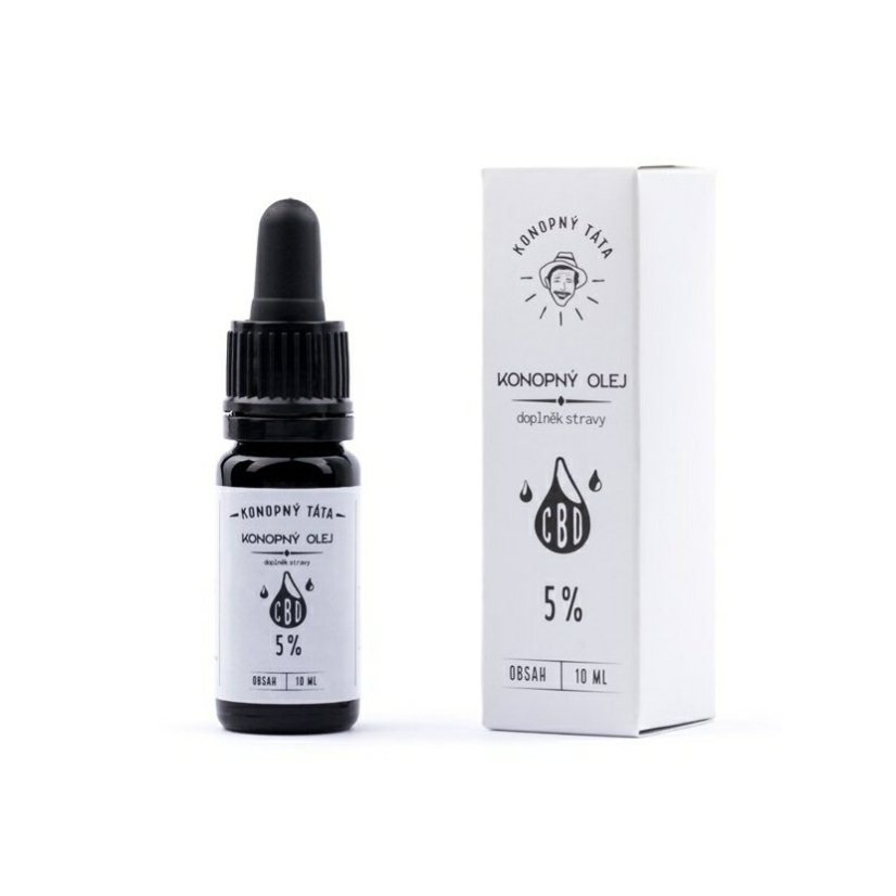 CBD olej 5 % - Konopný táta