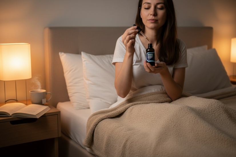 Konopný extrakt v oleji - na spánek