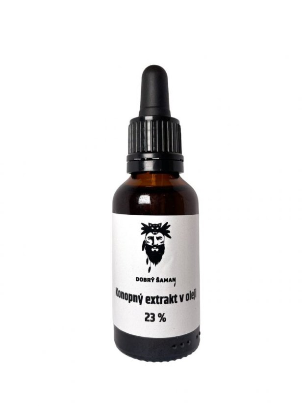 Dobrý Šaman - Konopný extrakt v oleji - 23 % - Balení: 30 ml