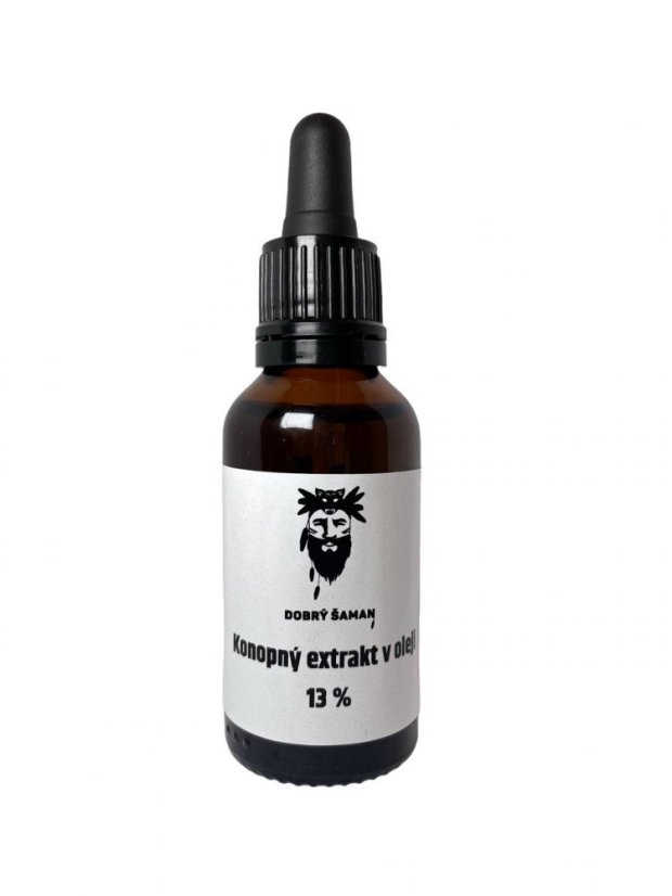Dobrý Šaman - Konopný extrakt v oleji - 13 % - Balení: 30 ml