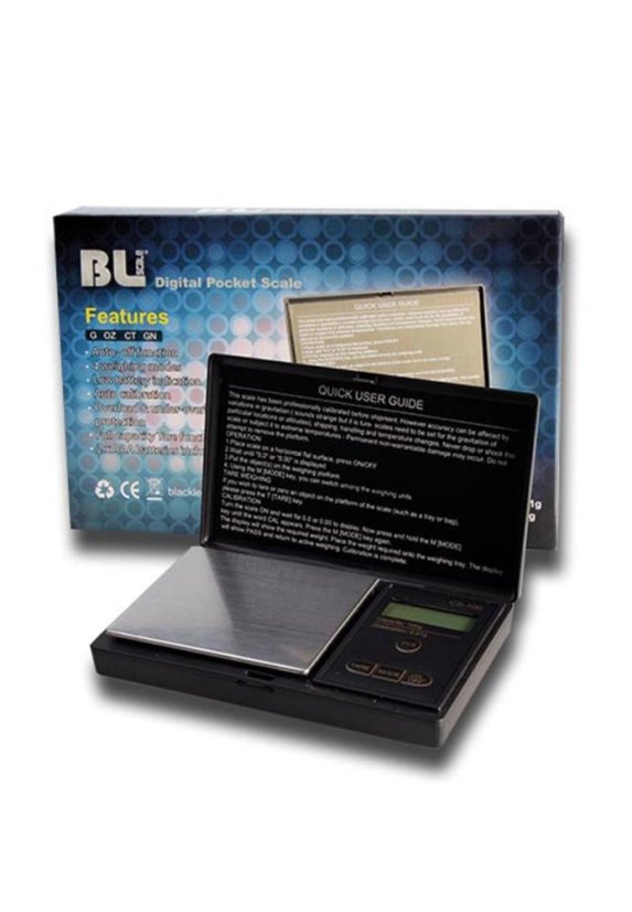 Black Leaf - setinová kapesní digitální váha