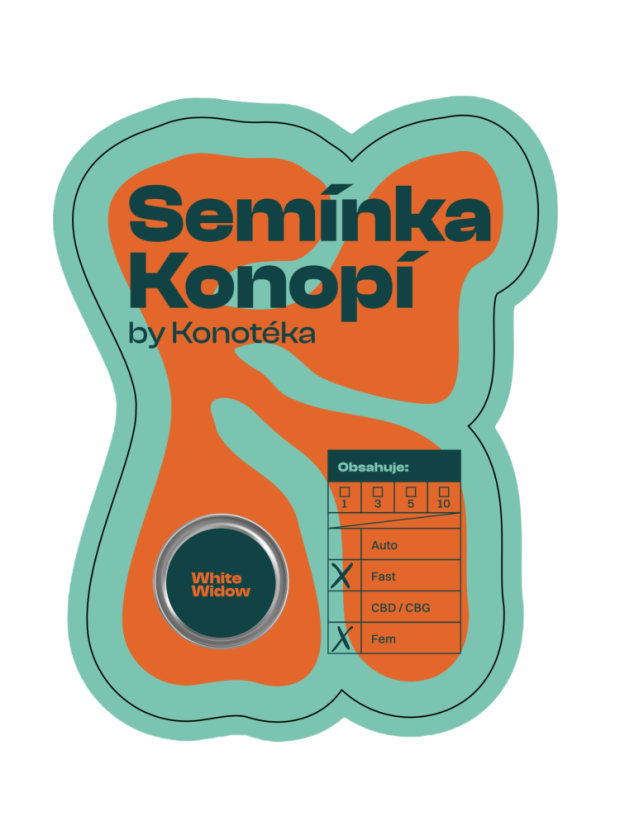 White Widow Fast - feminizovaná semínka konopí - Počet semen v balení: 3